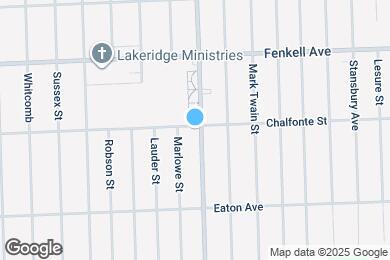 Map image of the property - 14975 Hubbell Ave