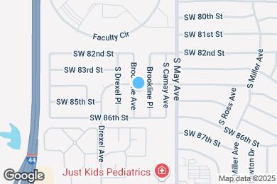 Map image of the property - 8504 Brookline Ave