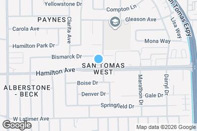 Map image of the property - 1089 W Hamilton Ave