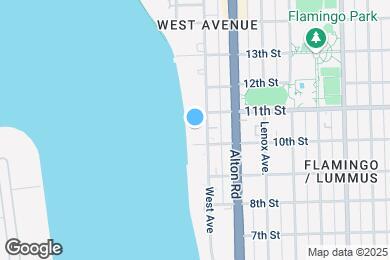 Map image of the property - 1000 West Ave