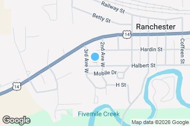 Map image of the property - 729 Halbert St
