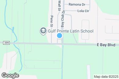 Map image of the property - 2711 Bay Club Dr