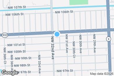 Map image of the property - 3166 NW 102nd St