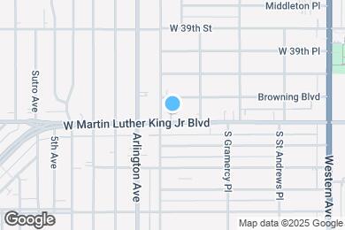 Map image of the property - 2041 W MLK Jr. Blvd