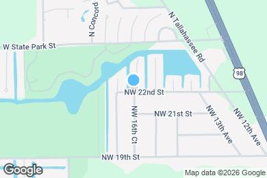 Map image of the property - 1701 NW 22nd St