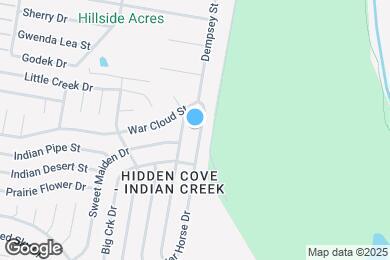 Map image of the property - 4803 War Horse Dr