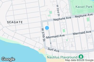 Map image of the property - 2864 W 36th St
