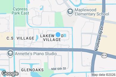 Map image of the property - 819 Twin Lakes Dr