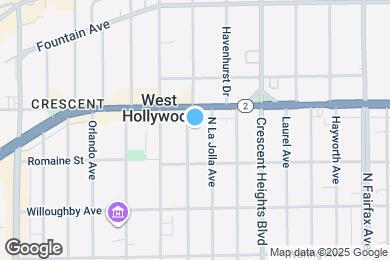 Map image of the property - 1040 N Harper Ave