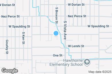 Map image of the property - 2705 W Palouse St