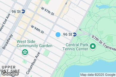 Map image of the property - 51 W 94th St