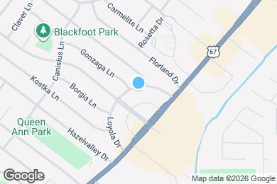 Map image of the property - 690 Loyola Dr