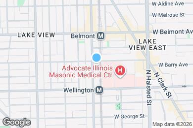 Map image of the property - 3055 N Sheffield Ave