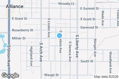 Map image of the property - 1005 S Freedom Ave