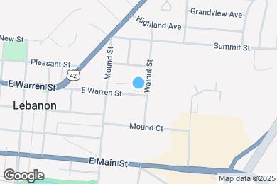 Map image of the property - 516 E Warren St