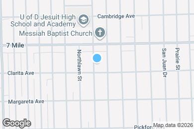 Map image of the property - 18930 Roselawn St