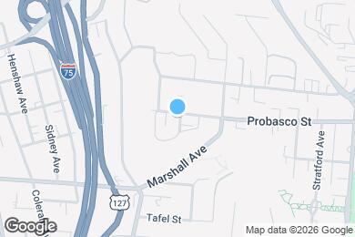 Map image of the property - 647 Probasco St