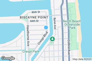 Map image of the property - 8140 Crespi Blvd