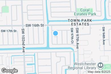 Map image of the property - 1720 SW 98th Ct