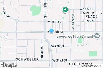 Map image of the property - 1317 W 19th St