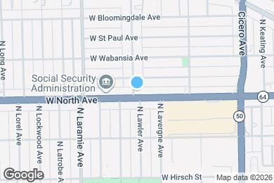 Map image of the property - 1607 N LeClaire Ave