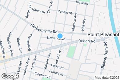 Map image of the property - 601 River Ave