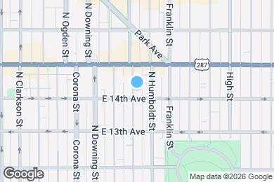 Map image of the property - 1400 Lafayette St