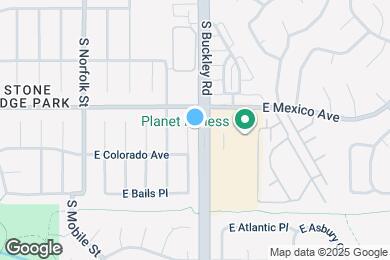 Map image of the property - 1750 S Ouray Ct