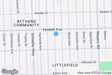 Map image of the property - This beautifully updated 3-bedroom, 1-bath single-family home is ready for move-in!