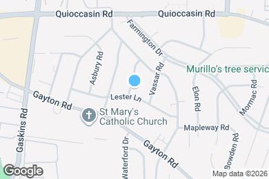 Map image of the property - 1303 Barnard Dr