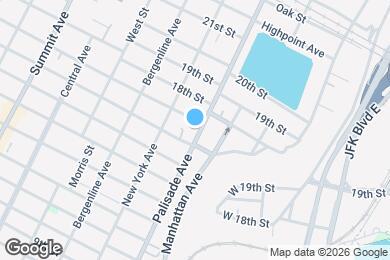 Map image of the property - 1619 Palisade Ave