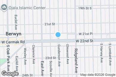 Map image of the property - 6500 W Cermak Rd