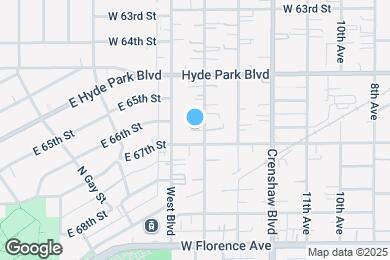 Map image of the property - 6609 1/2 Brynhurst Ave