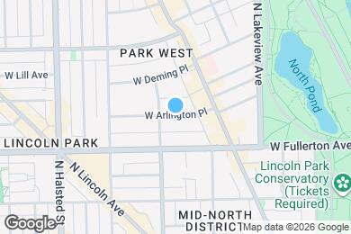 Map image of the property - 569 W Arlington Pl