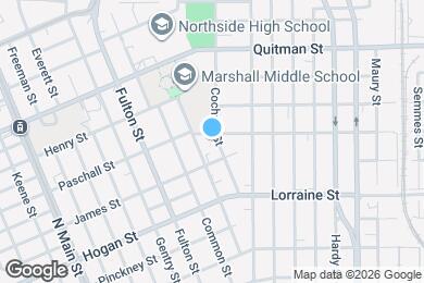 Map image of the property - 2013 Cochran St