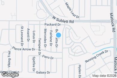 Map image of the property - 6303 Berlinetta Dr