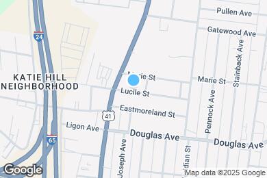 Map image of the property - 105 Lucile St