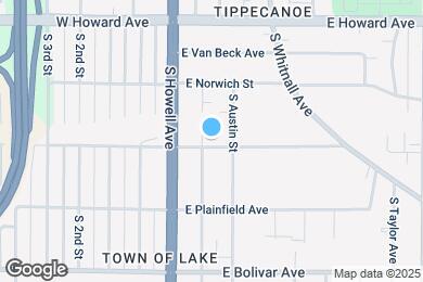 Map image of the property - 4080 S Burrell St