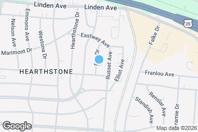 Map image of the property - 1654 Pell Dr