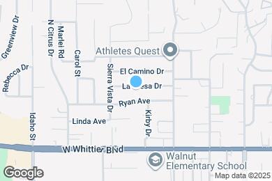 Map image of the property - 630 La Presa Dr