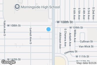 Map image of the property - 3118-3114 W 109th St