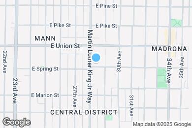 Map image of the property - 2808 E Spring St