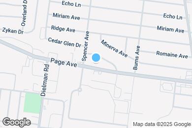 Map image of the property - 9579 Page Ave