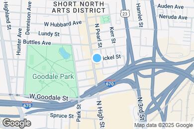 Map image of the property - 660 N High St