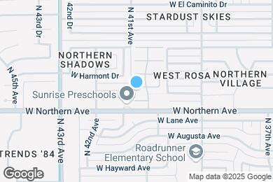 Map image of the property - 4035 W Harmont Dr