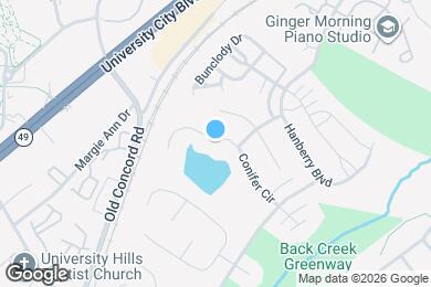 Map image of the property - 1816 Conifer Cir