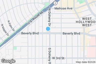 Map image of the property - 425-427 N Doheny Dr
