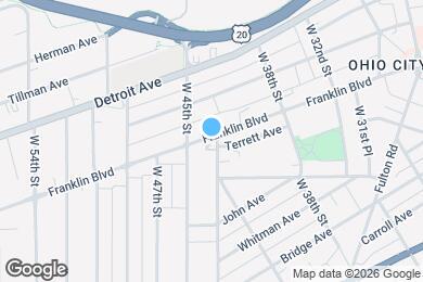 Map image of the property - 4403 Franklin Blvd