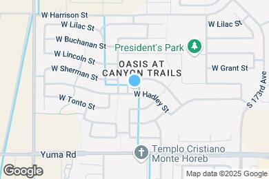 Map image of the property - 17584 W Hadley St