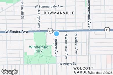 Map image of the property - 5131 N Damen Ave